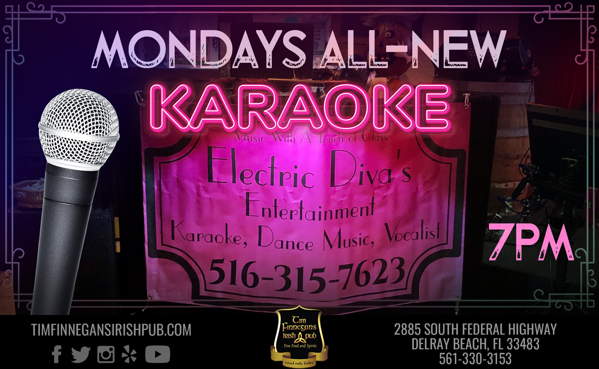 All new Karaoke Night with Dawn from Electric Diva Entertainment