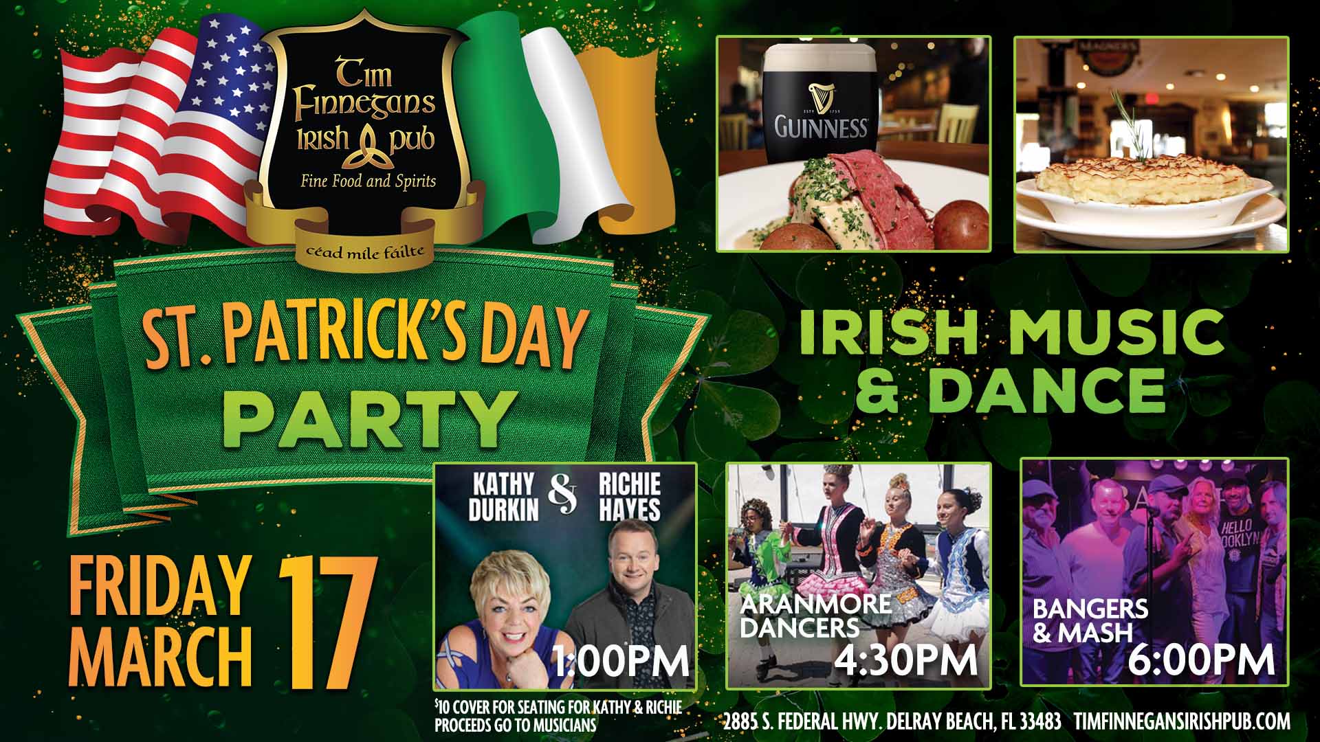 St Patrick's Day Party Delray Beach and Boca Raton