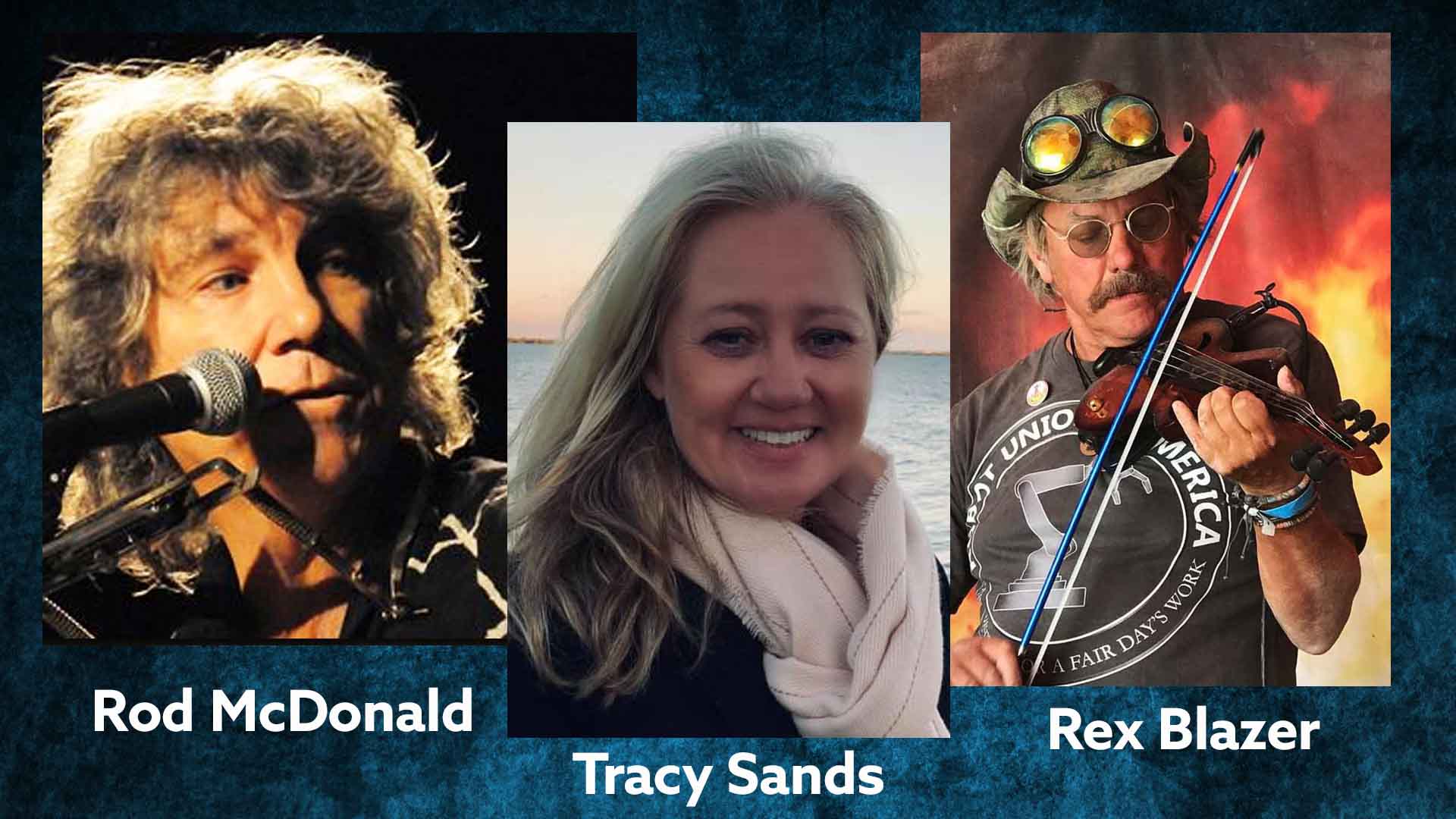Rex Blazer, Tracy Sands and Rod McDonald